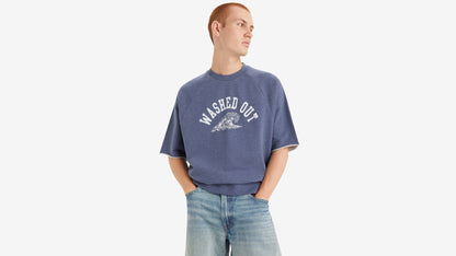 Levi's® Men's Cut-Off Raglan Crewneck Sweatshirt