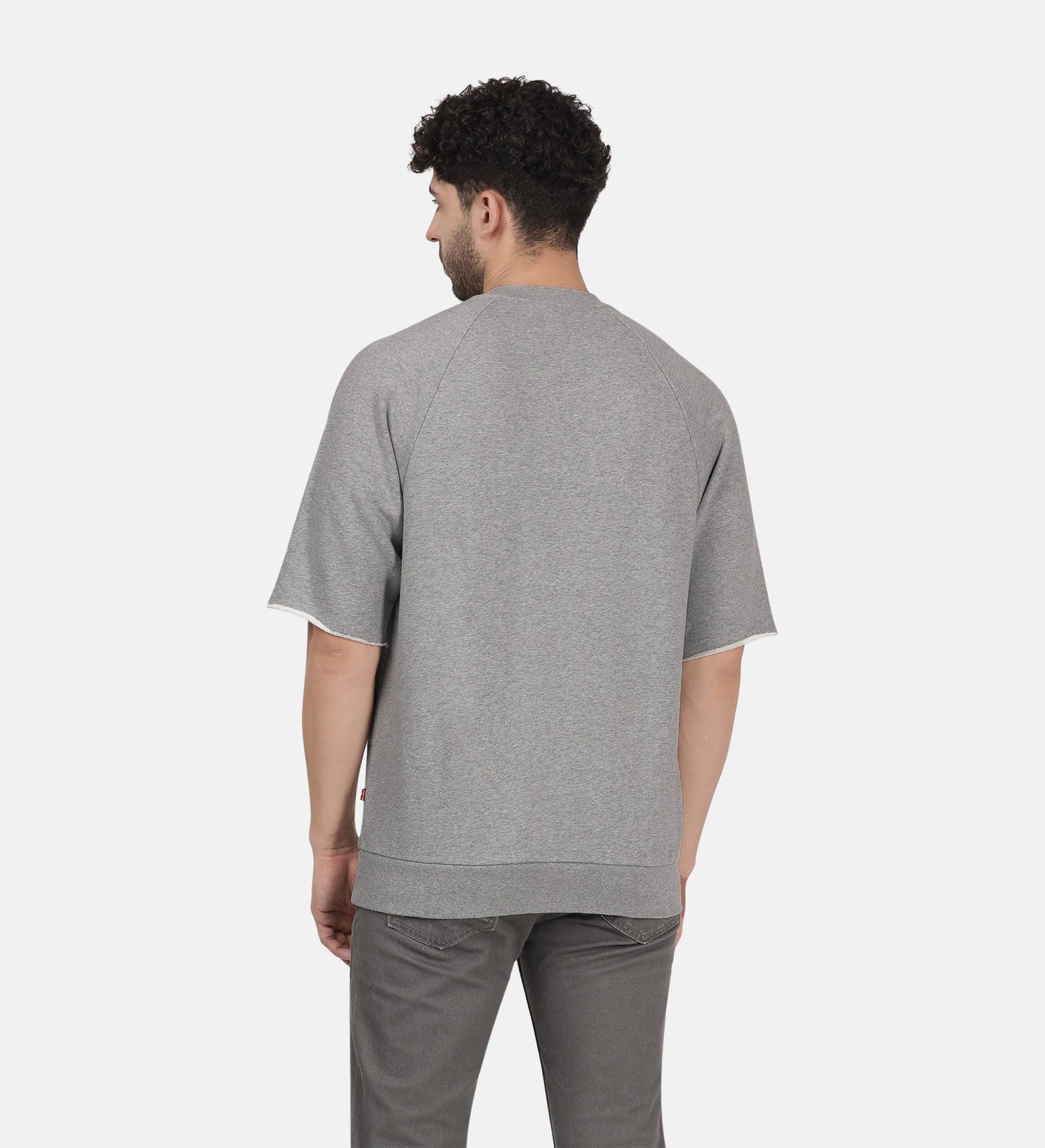 levi's® men's cut-off raglan crewneck sweatshirt A73790002S- Surf Crew Midtone Heather Gray - Grey – Levi's Hong Kong
