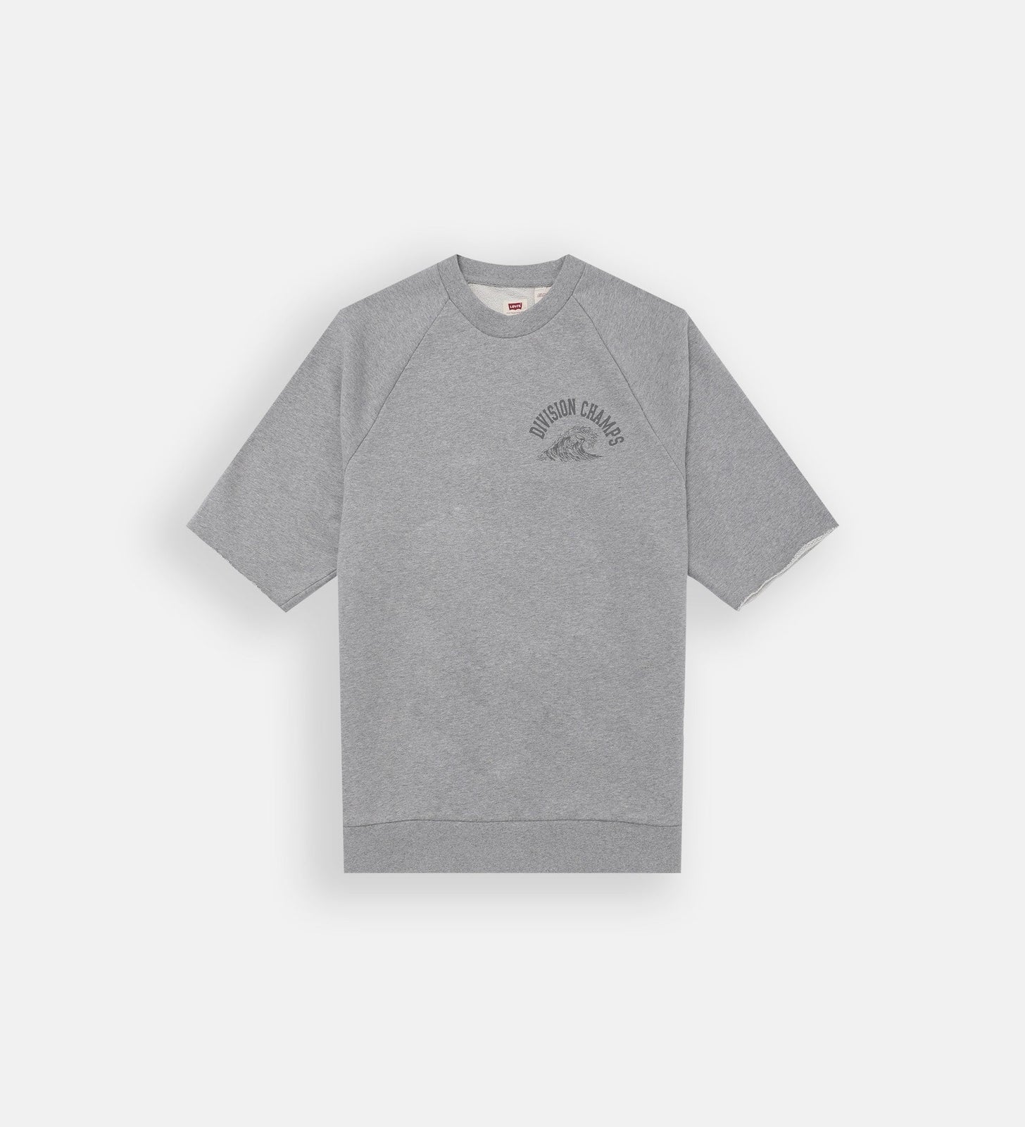 levi's® men's cut-off raglan crewneck sweatshirt A73790002S- Surf Crew Midtone Heather Gray - Grey – Levi's Hong Kong