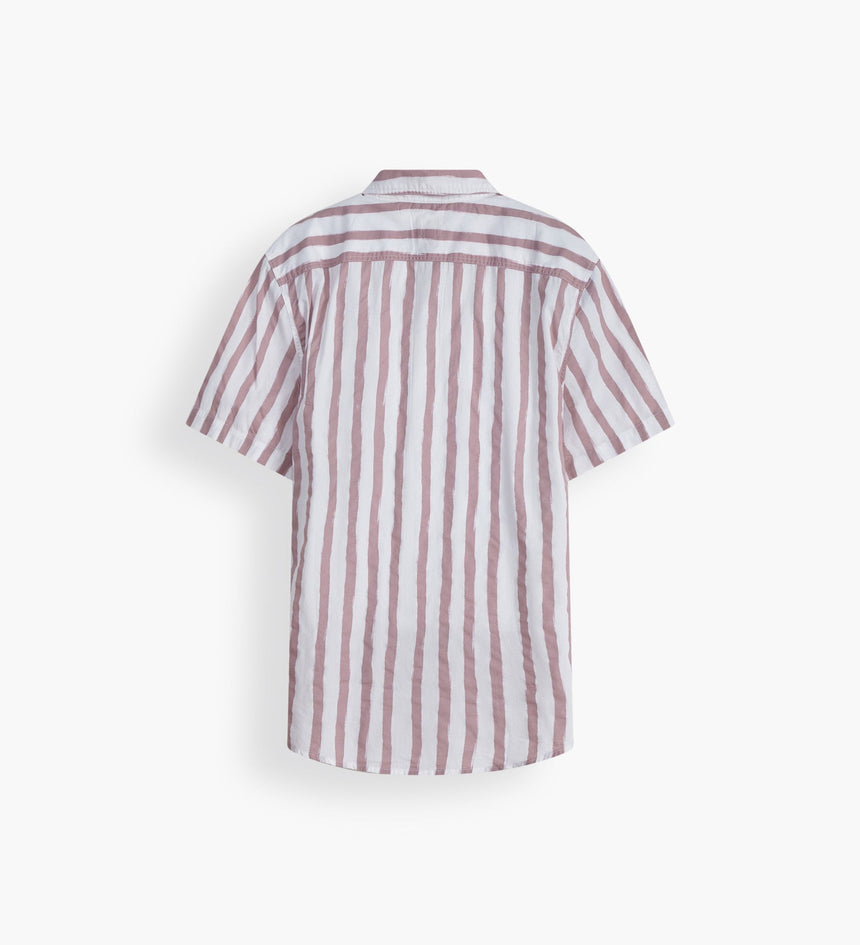 levi's® men's denim short sleeve standard fit sunset 1 pocket shirt 866240023XS- Rio Stripe Woodrose – Levi's Hong Kong