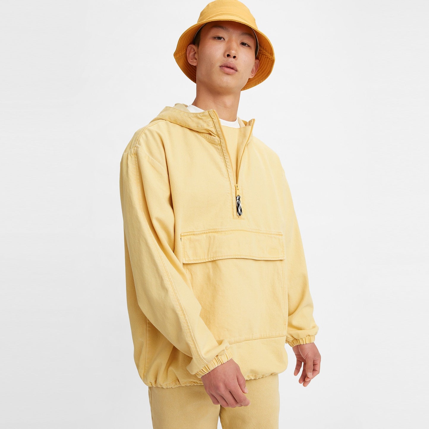 Levi's® 男士 Euclid Anorak 半開式風衣外套