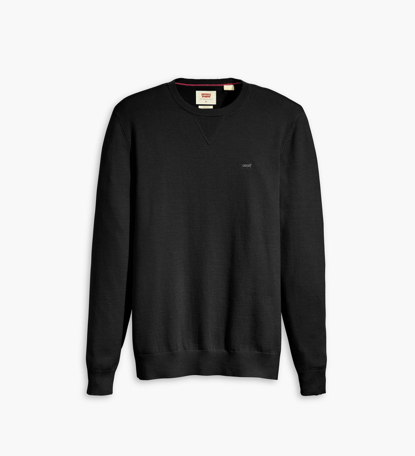 levi's® men's lightweight housemark sweater A72070001XS- Black – Levi's Hong Kong