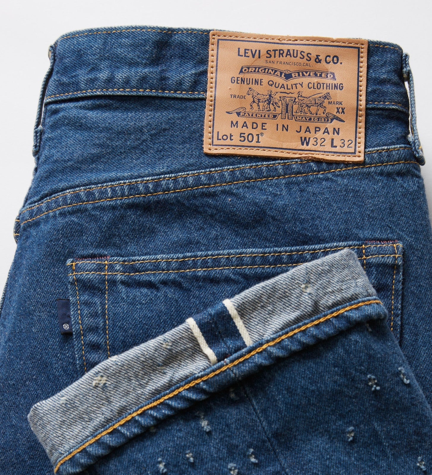 levi's® men's made in japan 1980's 501® jeans A587500062832 MIJ Shio - Med Indigo - Worn In – Levi's Hong Kong