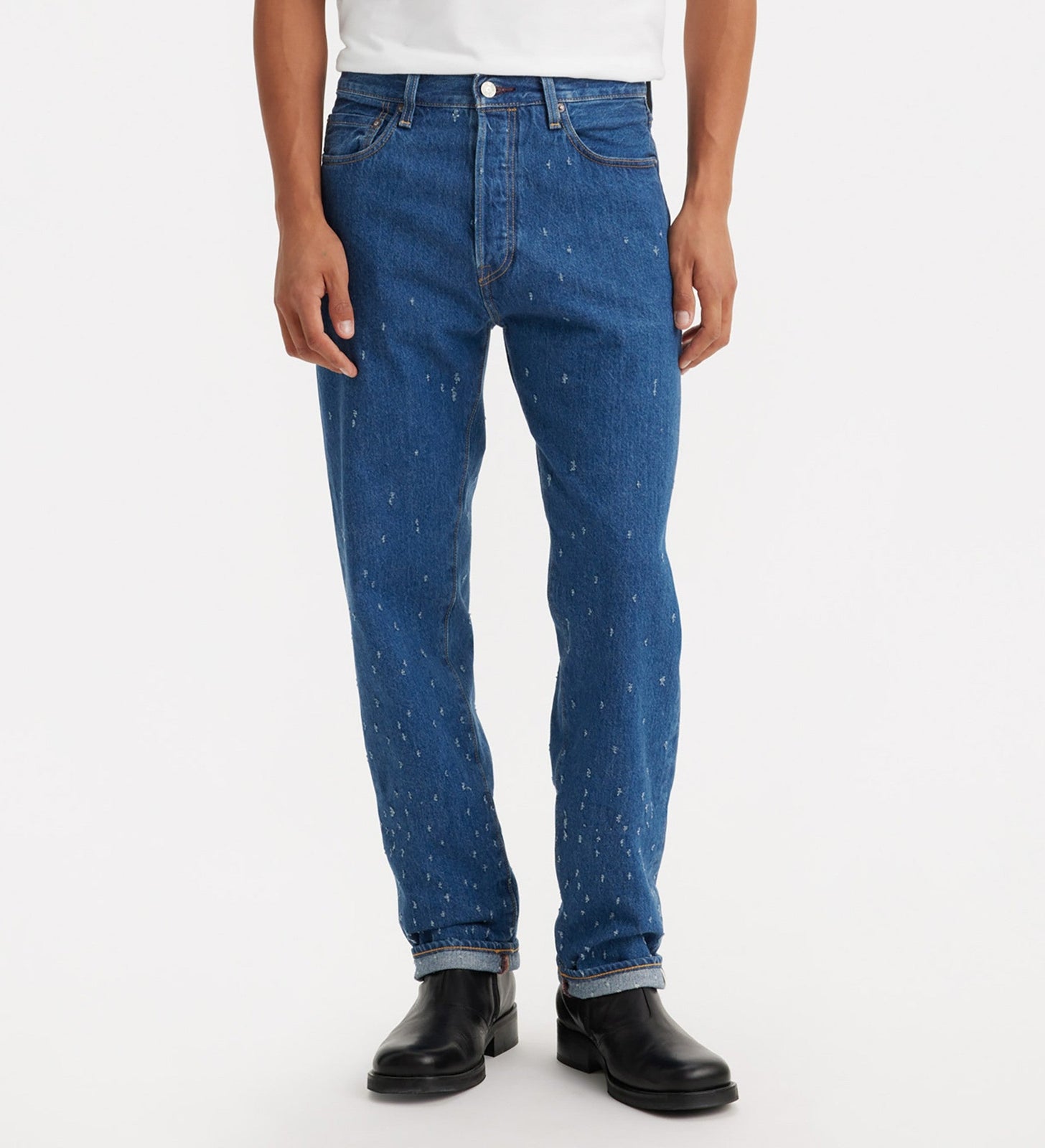 levi's® men's made in japan 1980's 501® jeans A587500062832 MIJ Shio - Med Indigo - Worn In – Levi's Hong Kong