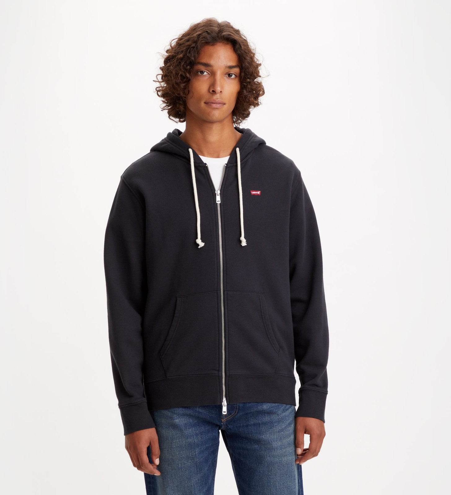 levi's® men's original zip-up hoodie 345840016XS- Caviar – Levi's Hong Kong