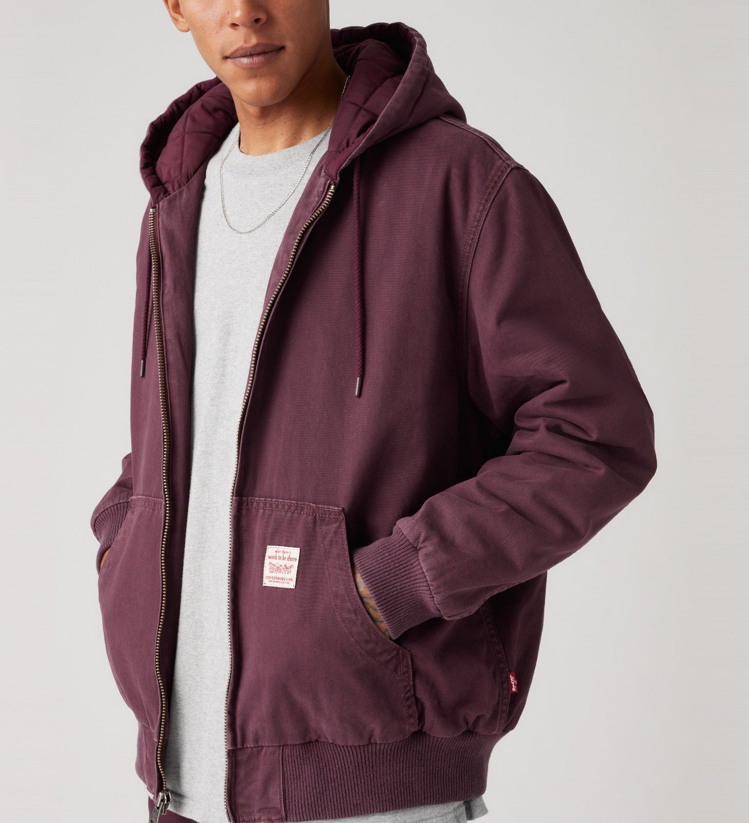 levi's® 男士衛衣 A32220010XS- Deep Burgundy – Levi's 香港