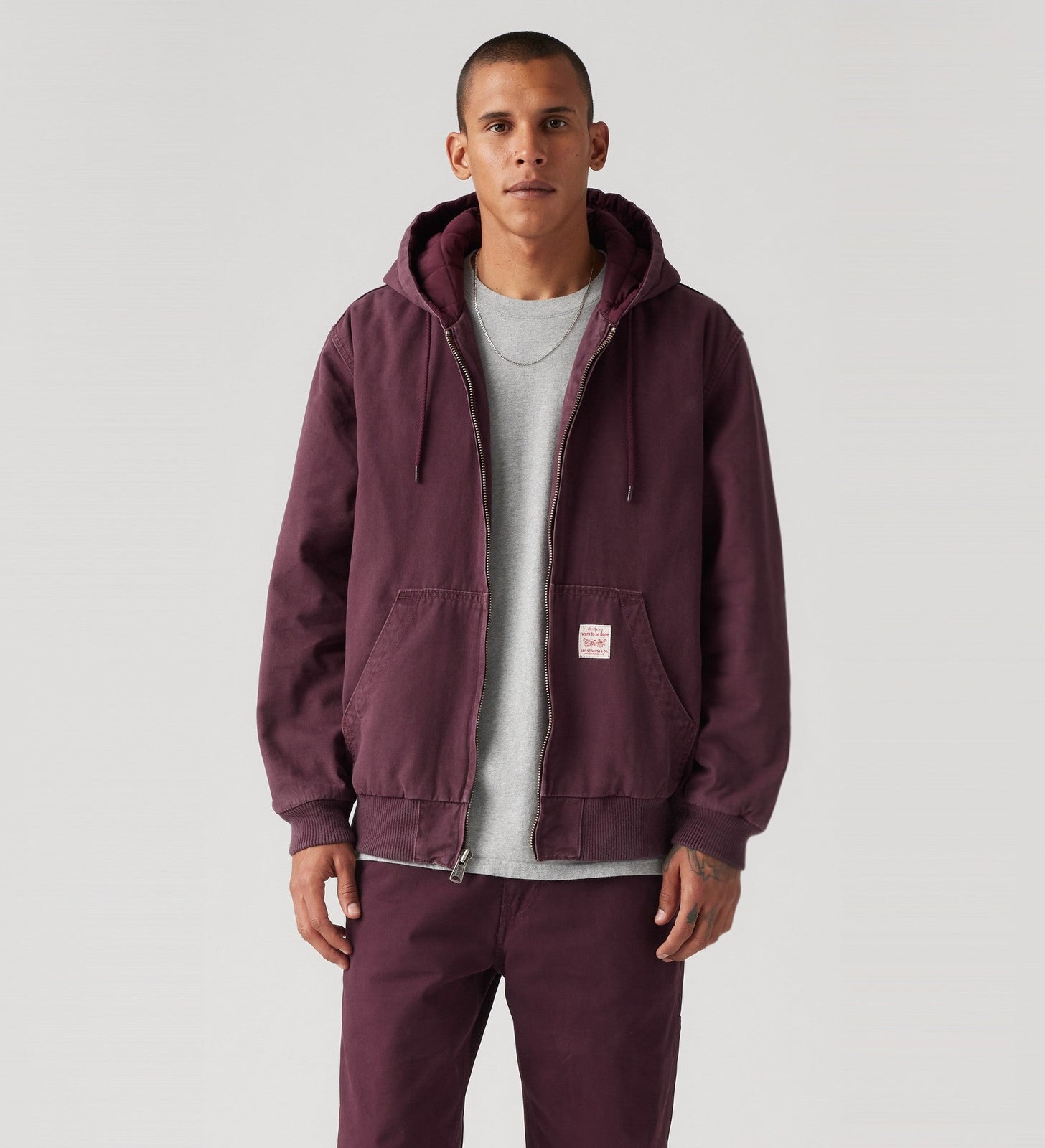 levi's® 男士衛衣 A32220010XS- Deep Burgundy – Levi's 香港