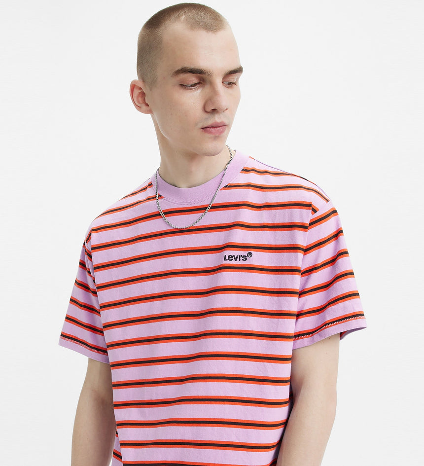 levi's® men's red tab™ vintage t-shirt A06370067M- Finley Stripe Purple Rose - Multi-Color – Levi's Hong Kong