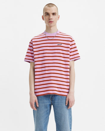 levi's® men's red tab™ vintage t-shirt A06370067M- Finley Stripe Purple Rose - Multi-Color  – Levi's Hong Kong