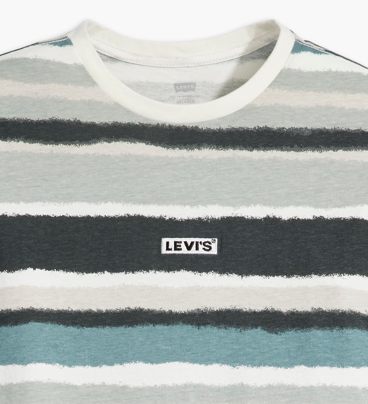levi's®  寬鬆 baby tab 短袖 t 恤| 男裝 795540083XS- Blued Gradient Stripe Black Oyster – Levi's 香港