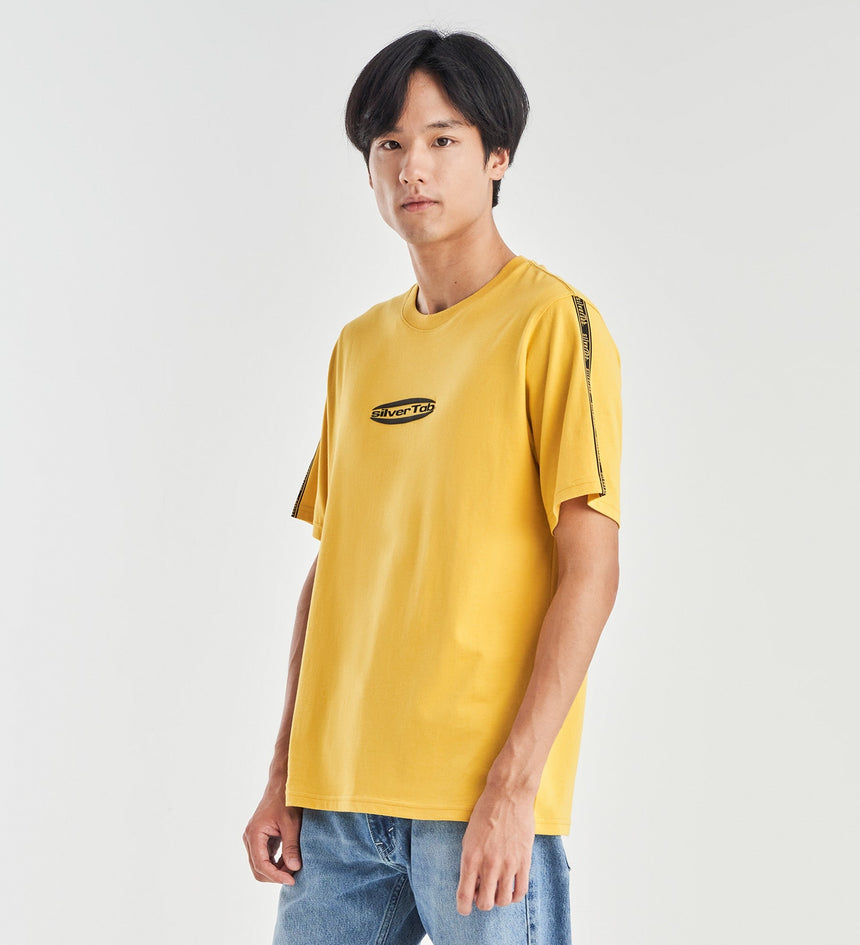 levi's® 男裝寬鬆印花圖案tee 161430797XS- Silvertab Sleeve Stripe Spicy Mustard – Levi's 香港