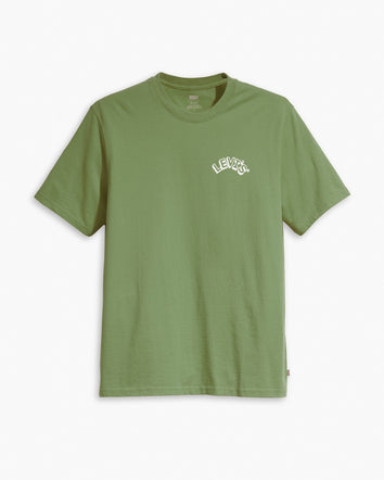 levi's® men's relaxed fit short-sleeve graphic t-shirt 161431259XS- Arched Headline Blueish Olive  – Levi's Hong Kong