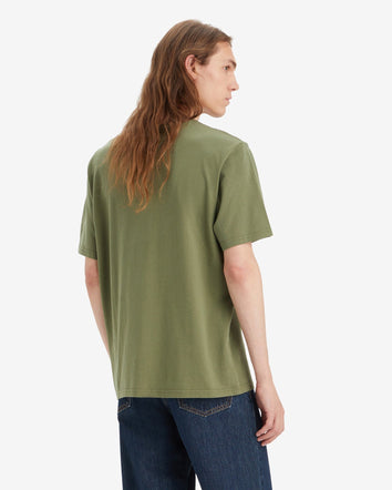 levi's® men's relaxed fit short-sleeve graphic t-shirt 161431259XS- Arched Headline Blueish Olive  – Levi's Hong Kong