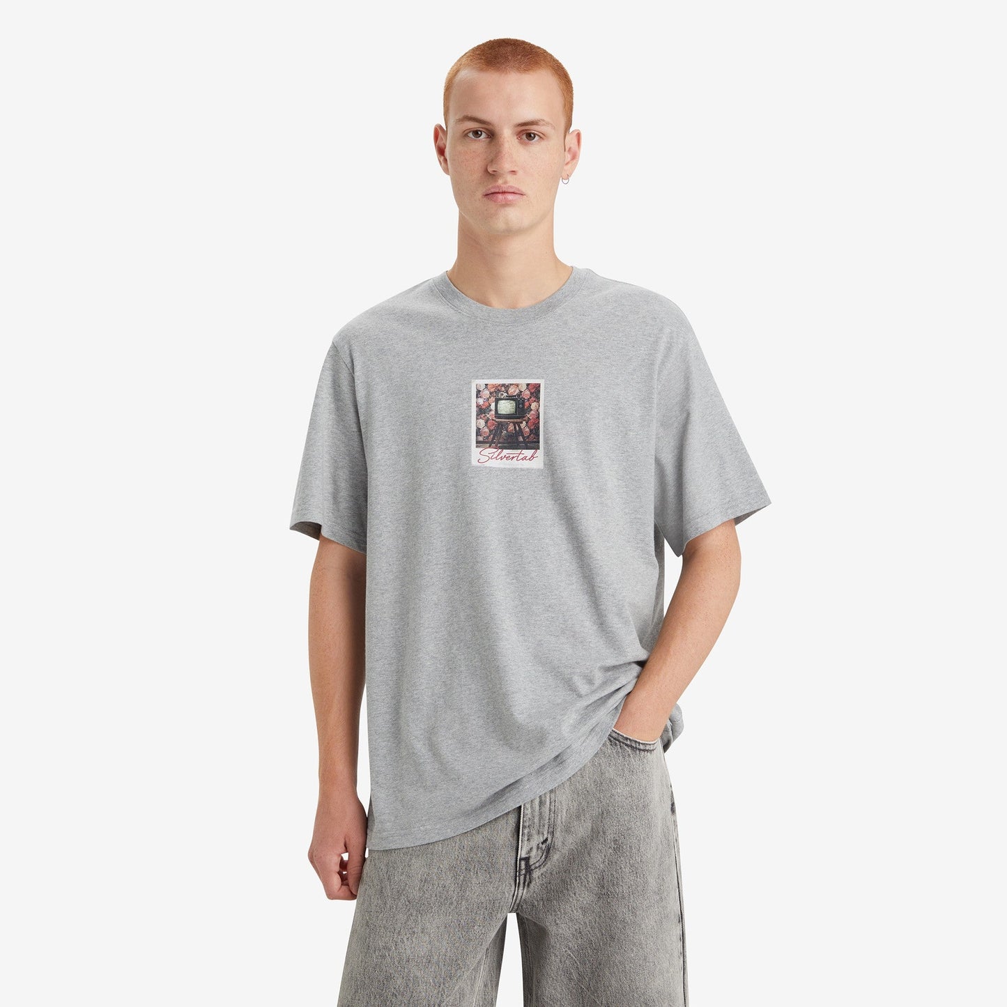 Levi's® 寬鬆剪裁短袖圖案T恤 | 男裝