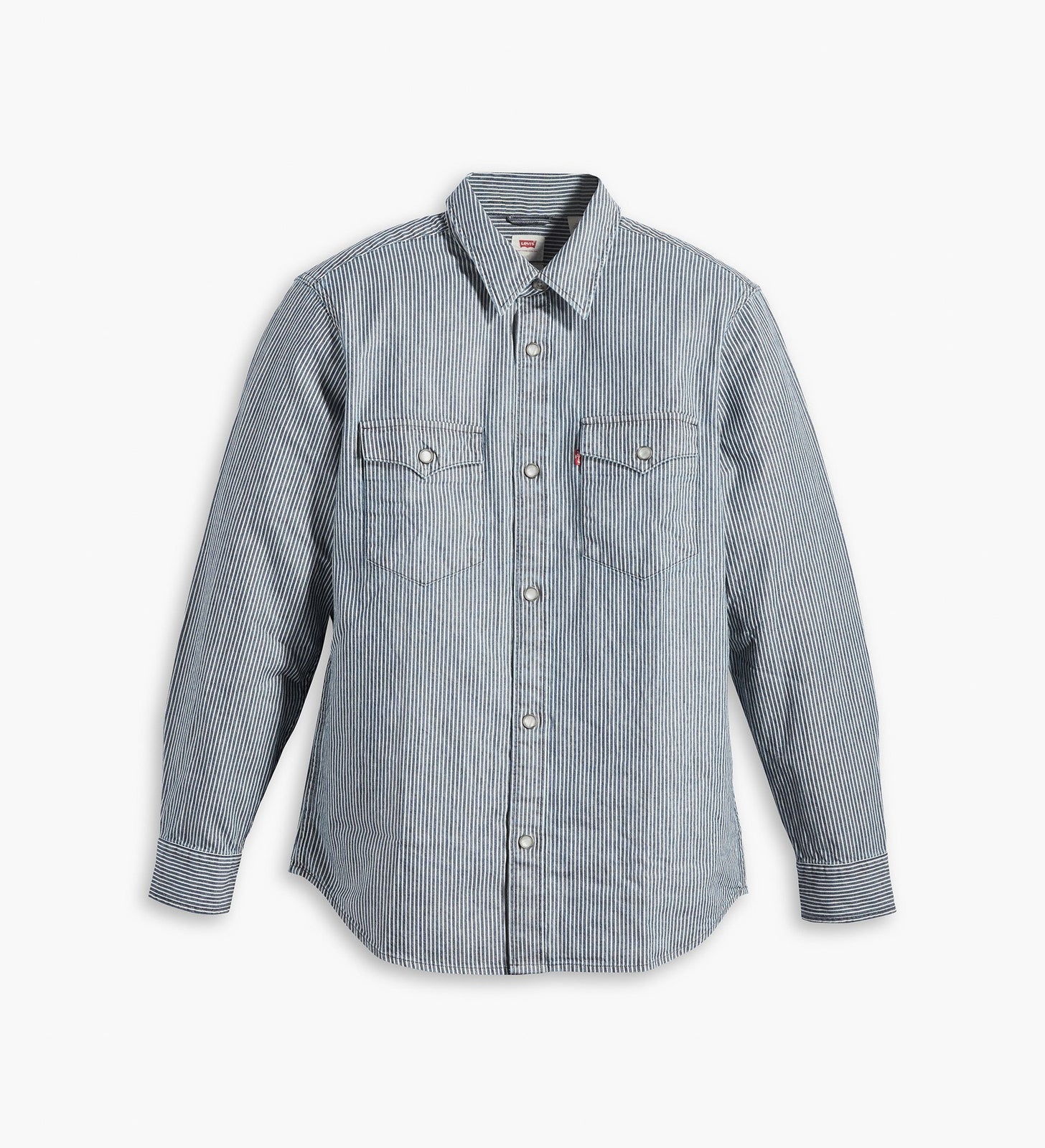 levi's® men's relaxed fit western shirt A19190030XS- Grand Dark Railroad Stripe – Levi's Hong Kong