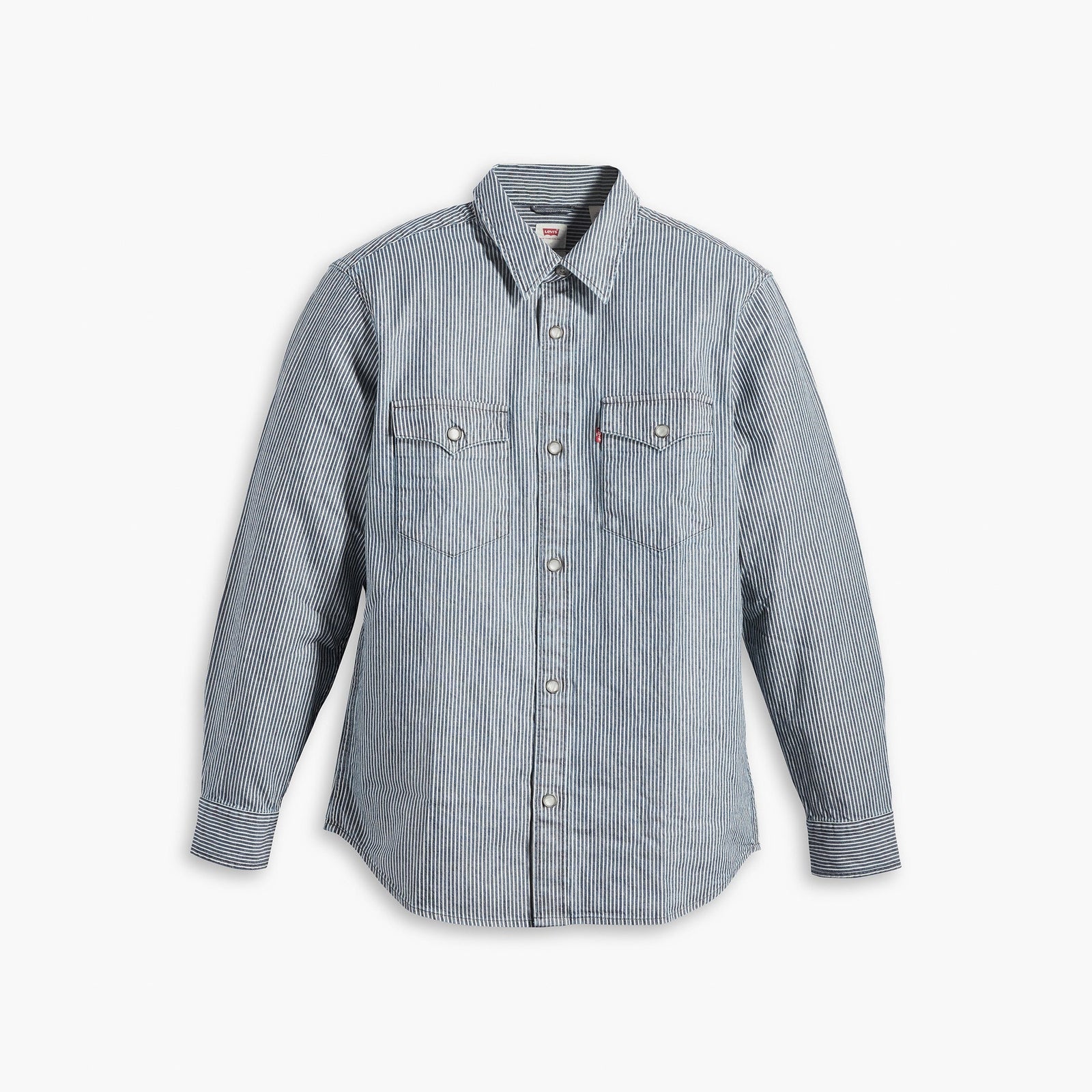levi's® men's relaxed fit western shirt A19190030XS- Grand Dark Railroad Stripe – Levi's Hong Kong