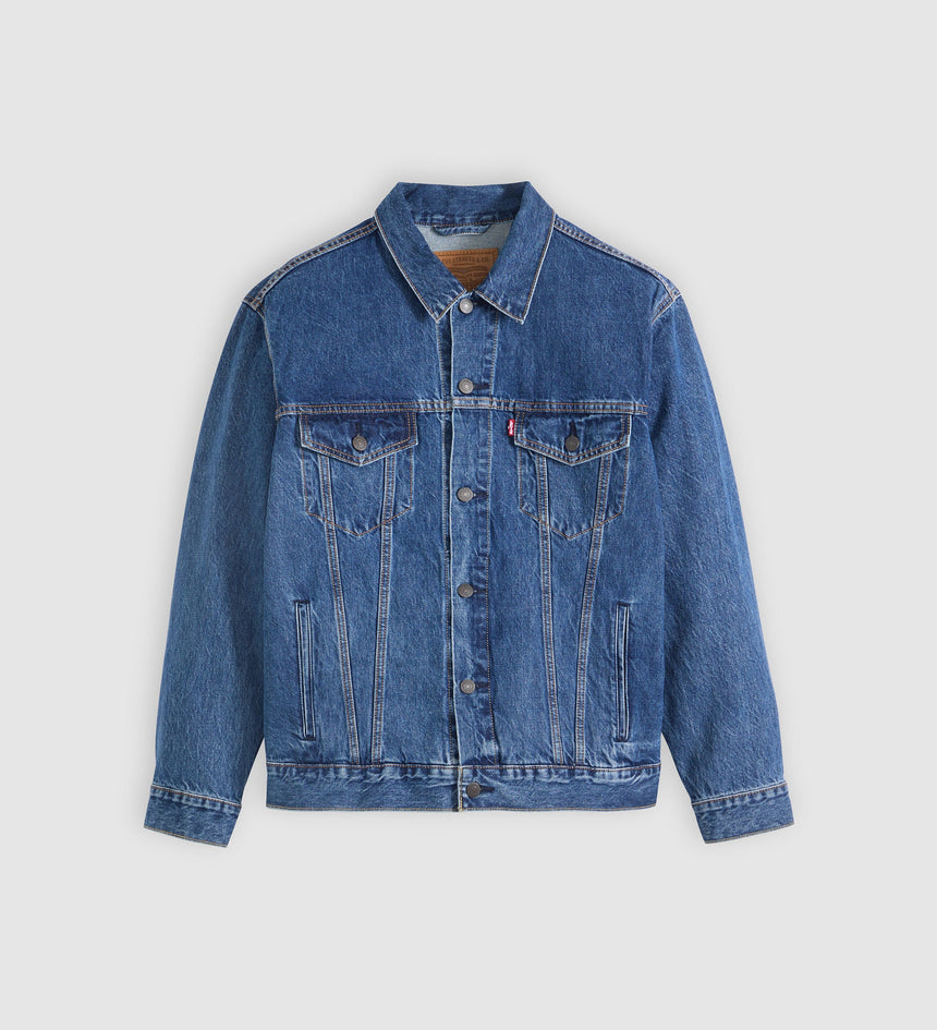 levi's® 寬鬆版型 type iii 牛仔外套 | 男裝 A57820104S- Dark Indigo – Levi's 香港