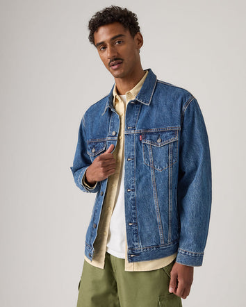 levi's® 寬鬆版型 type iii 牛仔外套 | 男裝 A57820104XS- Dark Indigo  – Levi's 香港