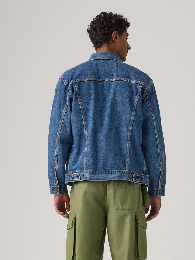 levi's® 寬鬆版型 type iii 牛仔外套 | 男裝 A57820104S- Dark Indigo  – Levi's 香港