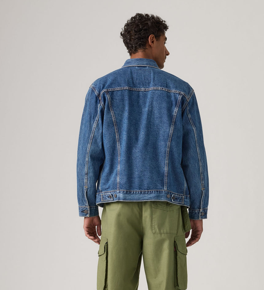 levi's® 寬鬆版型 type iii 牛仔外套 | 男裝 A57820104XS- Dark Indigo – Levi's 香港