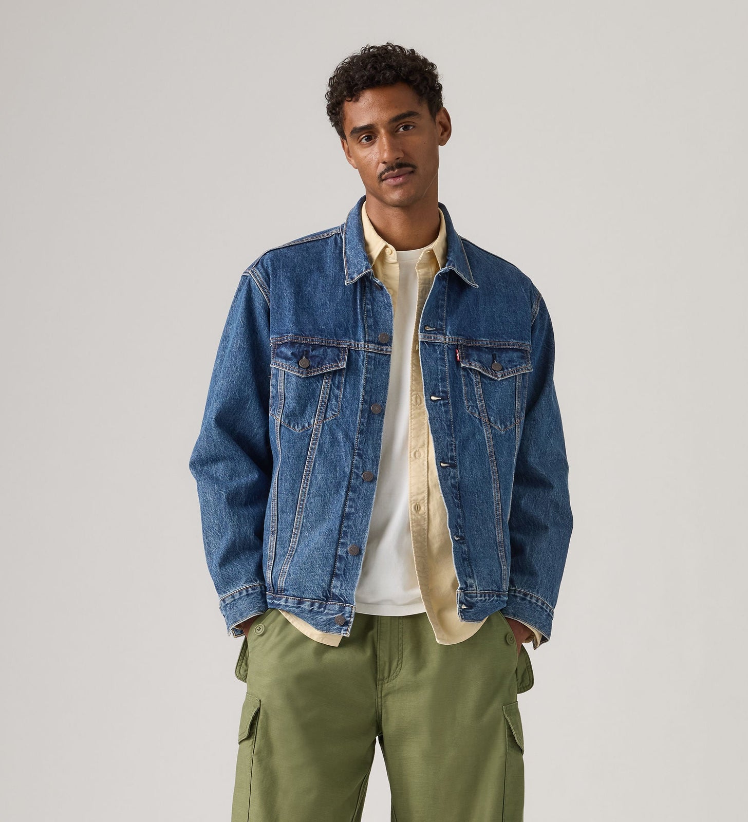 levi's® 寬鬆版型 type iii 牛仔外套 | 男裝 A57820104S- Dark Indigo – Levi's 香港