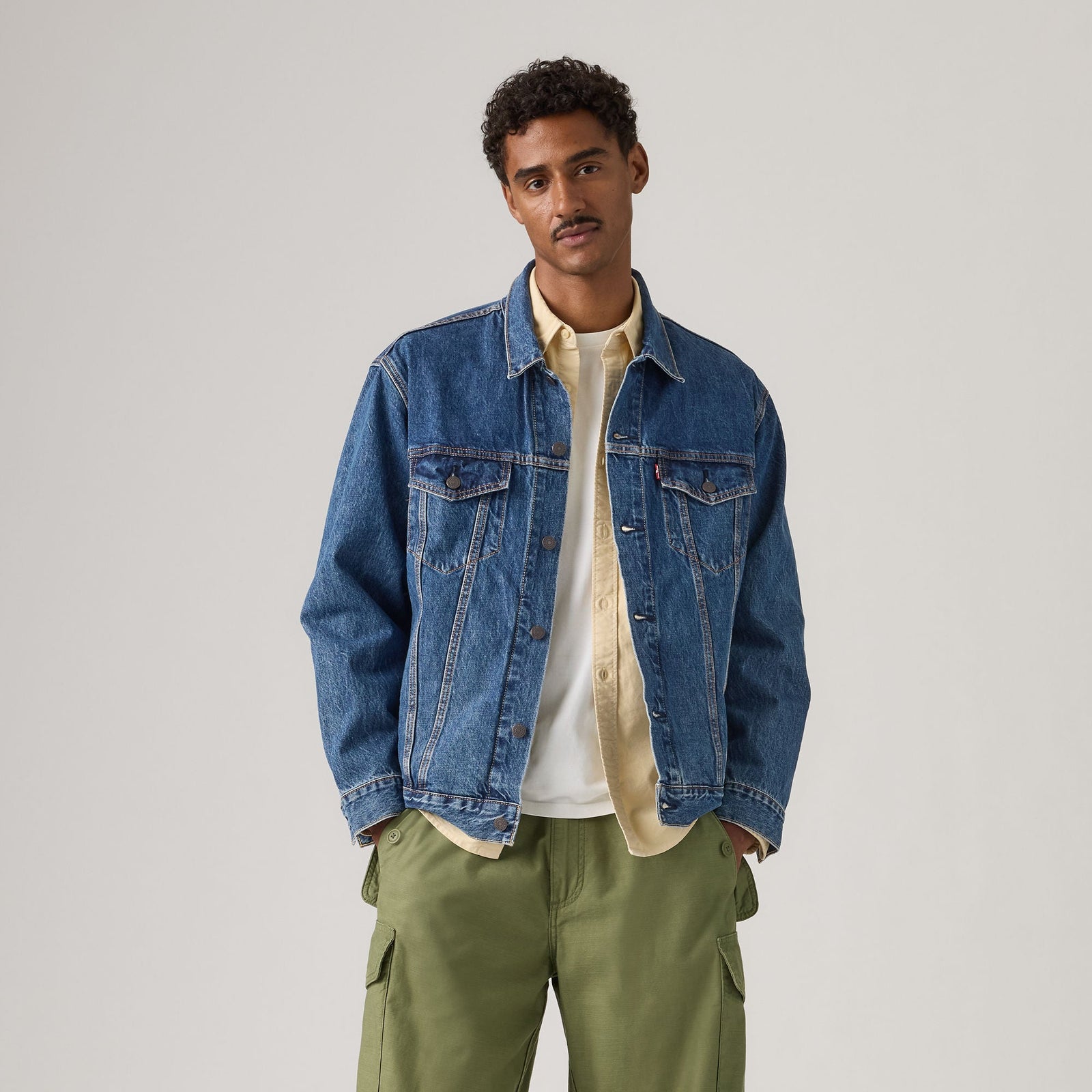levi's® 寬鬆版型 type iii 牛仔外套 | 男裝 A57820104S- Dark Indigo – Levi's 香港