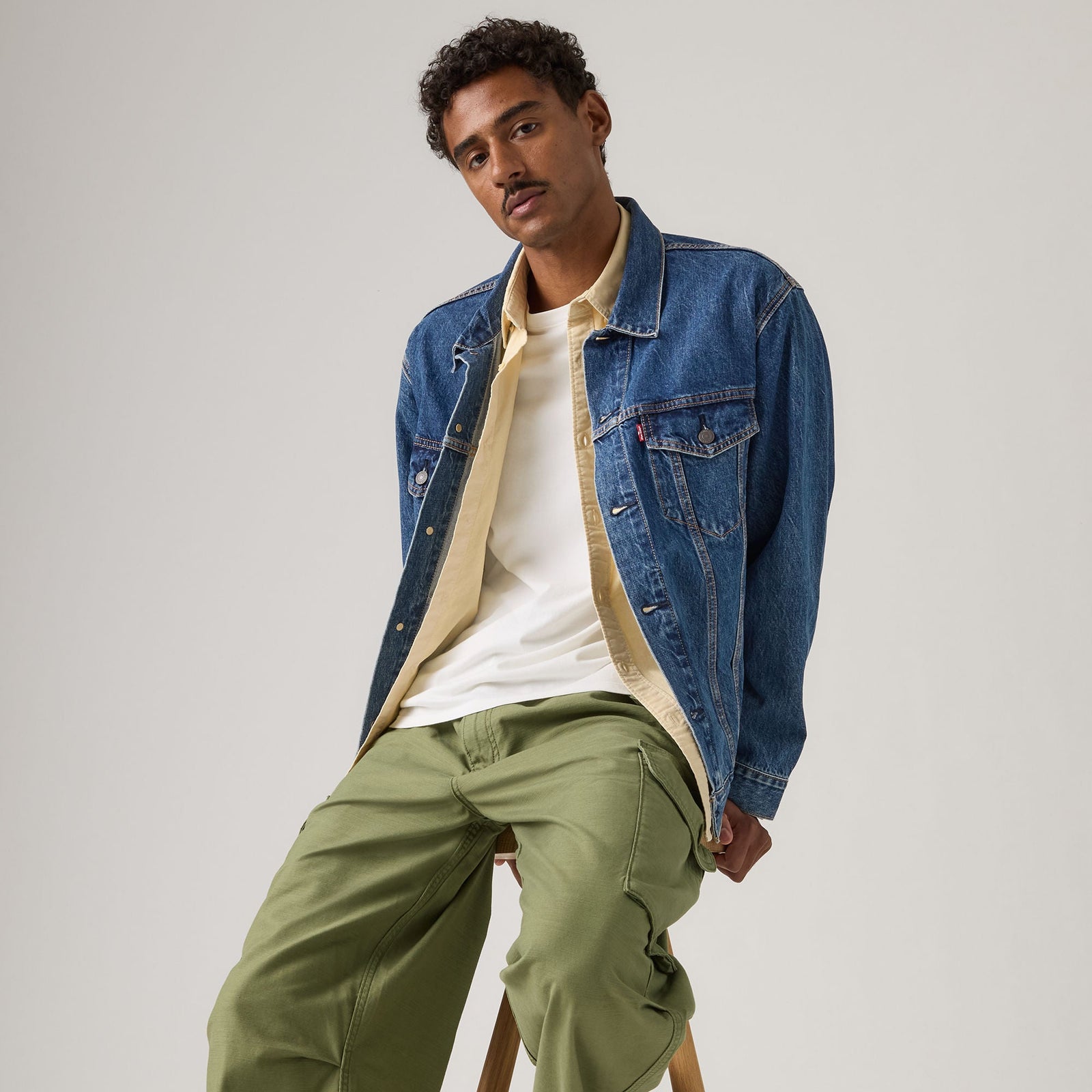 levi's® 寬鬆版型 type iii 牛仔外套 | 男裝 A57820104S- Dark Indigo – Levi's 香港