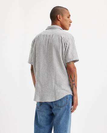 levi's® 短袖 sunset 口袋襯衫 | 男裝 866240049XS- Dean Stripe Black Oyster  – Levi's 香港