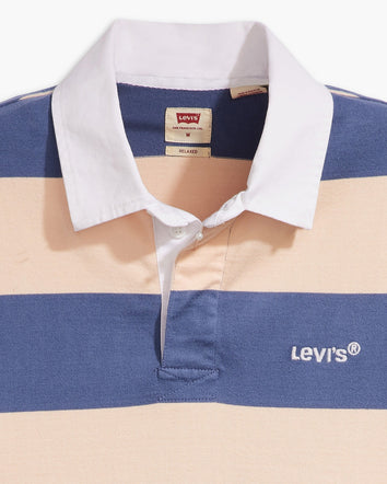 levi's® men's short-sleeve union rugby shirt A57980007XXS- Deck Stripe Coastal Fjord  – Levi's Hong Kong