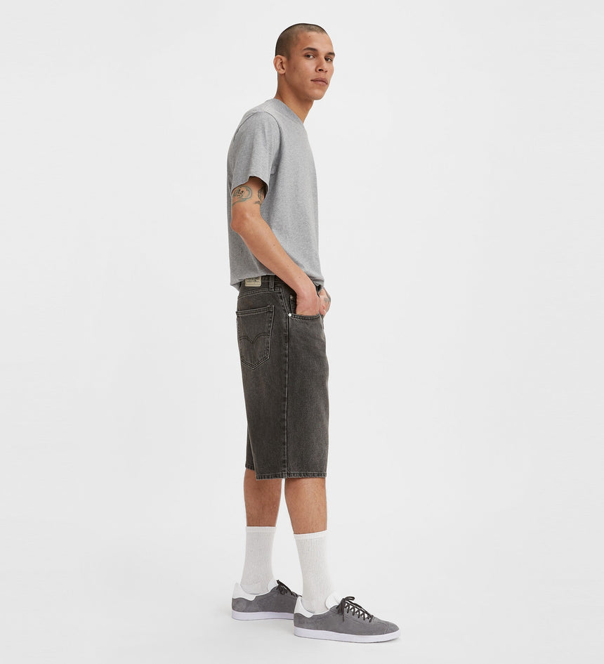 levi's® men's silvertab™ 寬鬆牛仔短褲 A366700022812 Black Worn In – Levi's 香港