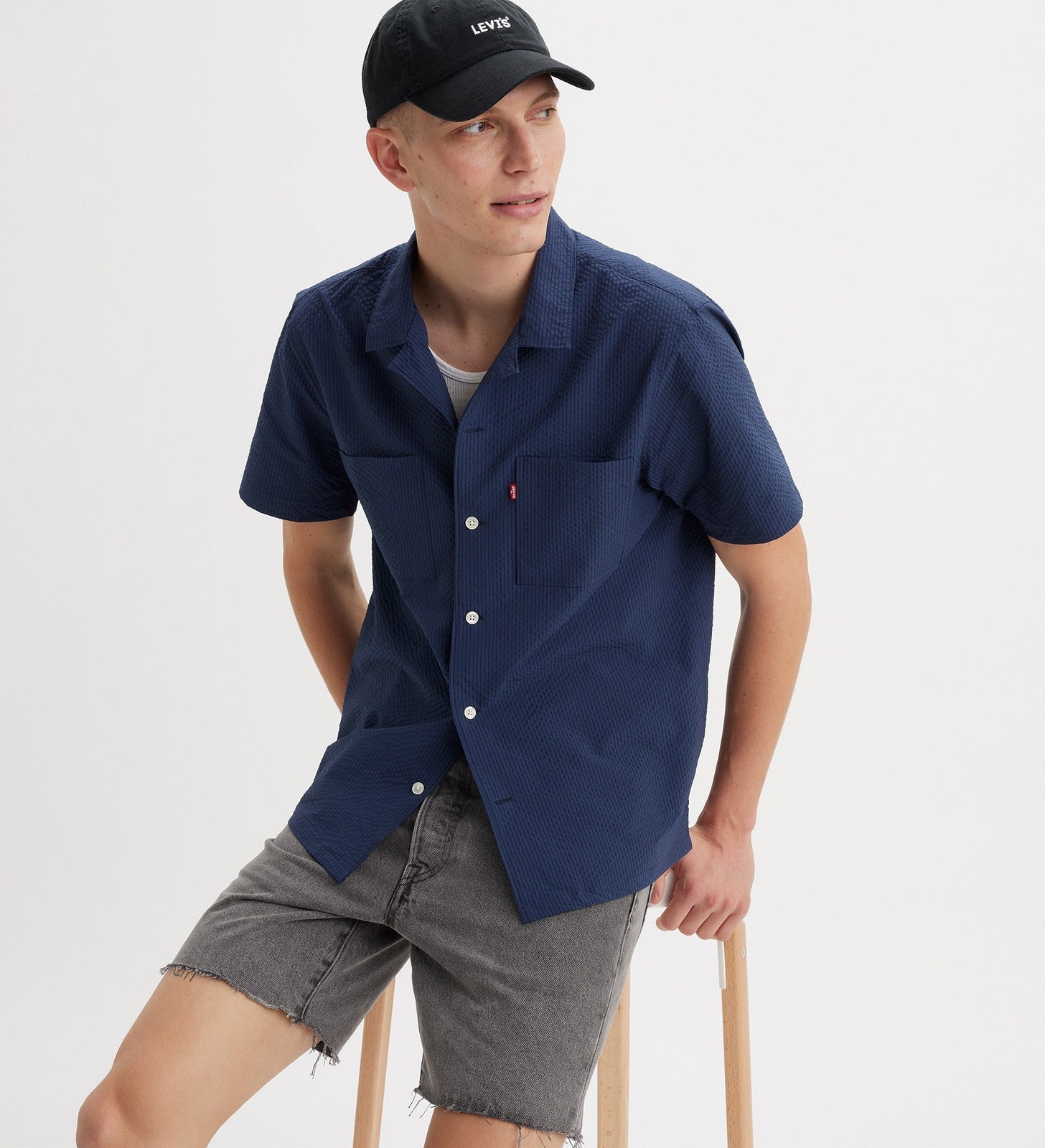 levi's® 標準 camp 襯衫 | 男裝 A84570001XS- Naval Academy – Levi's 香港