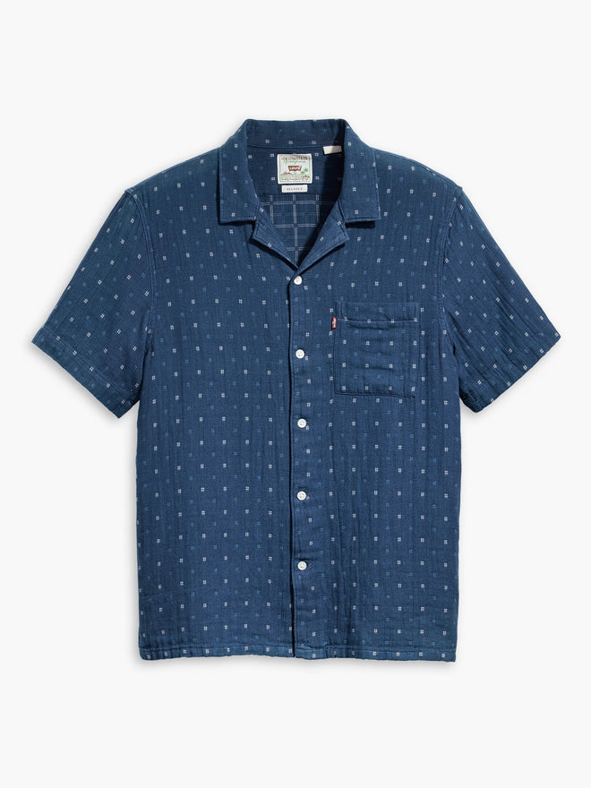levi's® sunset 襯衫 | 男裝 726250085XS- Grid Indigo Double Cloth  – Levi's 香港