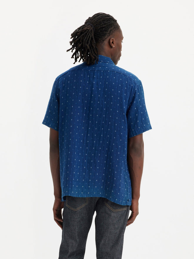 levi's® sunset 襯衫 | 男裝 726250085XS- Grid Indigo Double Cloth  – Levi's 香港