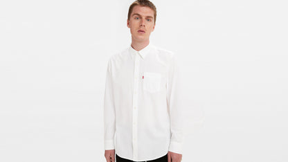 Levi's® 男子標準剪裁白色襯衣
