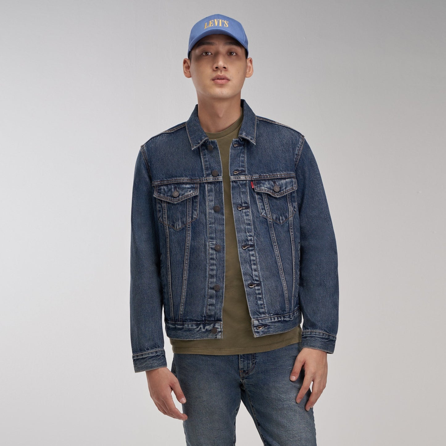 Levi's® 男士 Type III 經典修身版型牛仔褸 牛仔外套