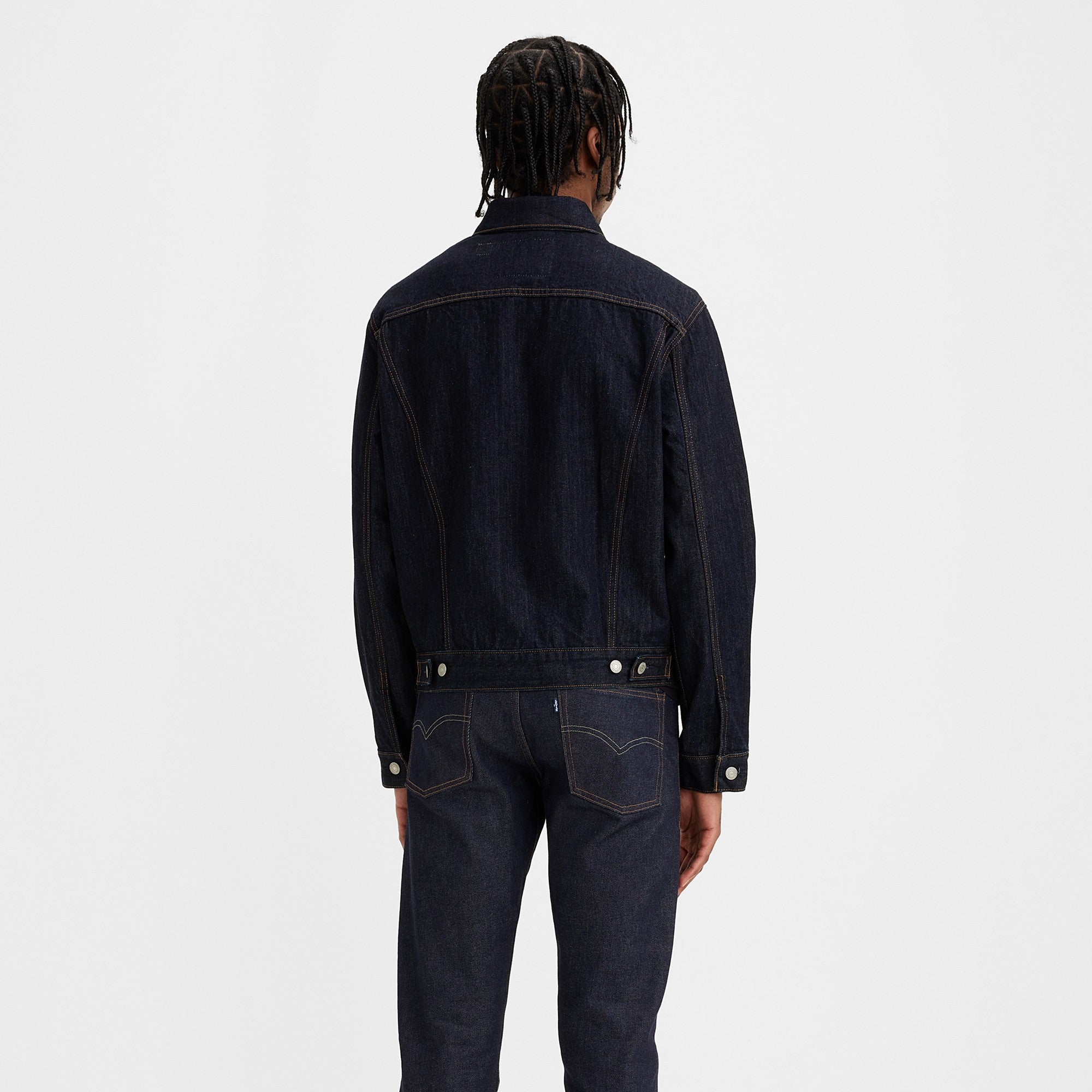 Levi s Men s Type III Trucker Jacket MOJ Type 3 Dark Rinse Dark Indigo Flat Finish Levi s HK Levi s Hong Kong