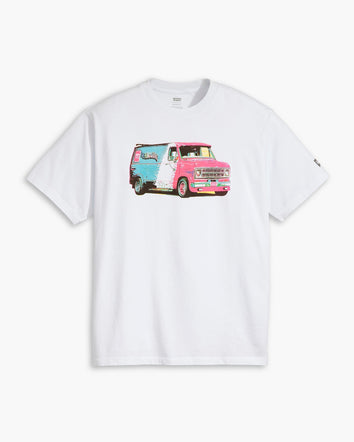 levi's® men's vintage fit graphic t-shirt 873730114XS- Denim Machine White+ - White  – Levi's Hong Kong