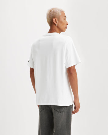 levi's® men's vintage fit graphic t-shirt 873730114XS- Denim Machine White+ - White  – Levi's Hong Kong