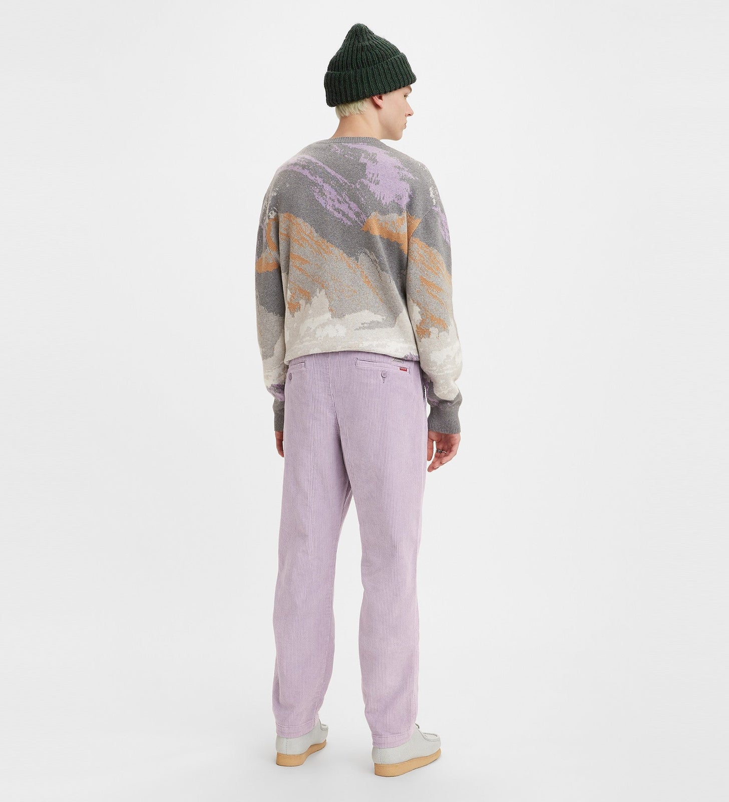 levi's®  xx chino ez-waist 錐形剪裁窄腳褲 | 男裝 A10400031XS- Dusk Fresh 8W Cord Garment Dye – Levi's 香港
