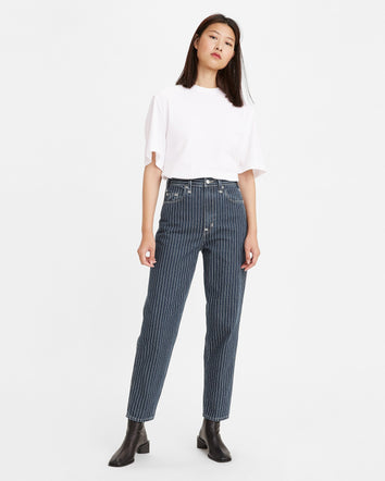 levi's® red™high loose taper 高腰錐形牛仔闊褲 | 女裝 A016200062427 Change Stripes  – Levi's 香港