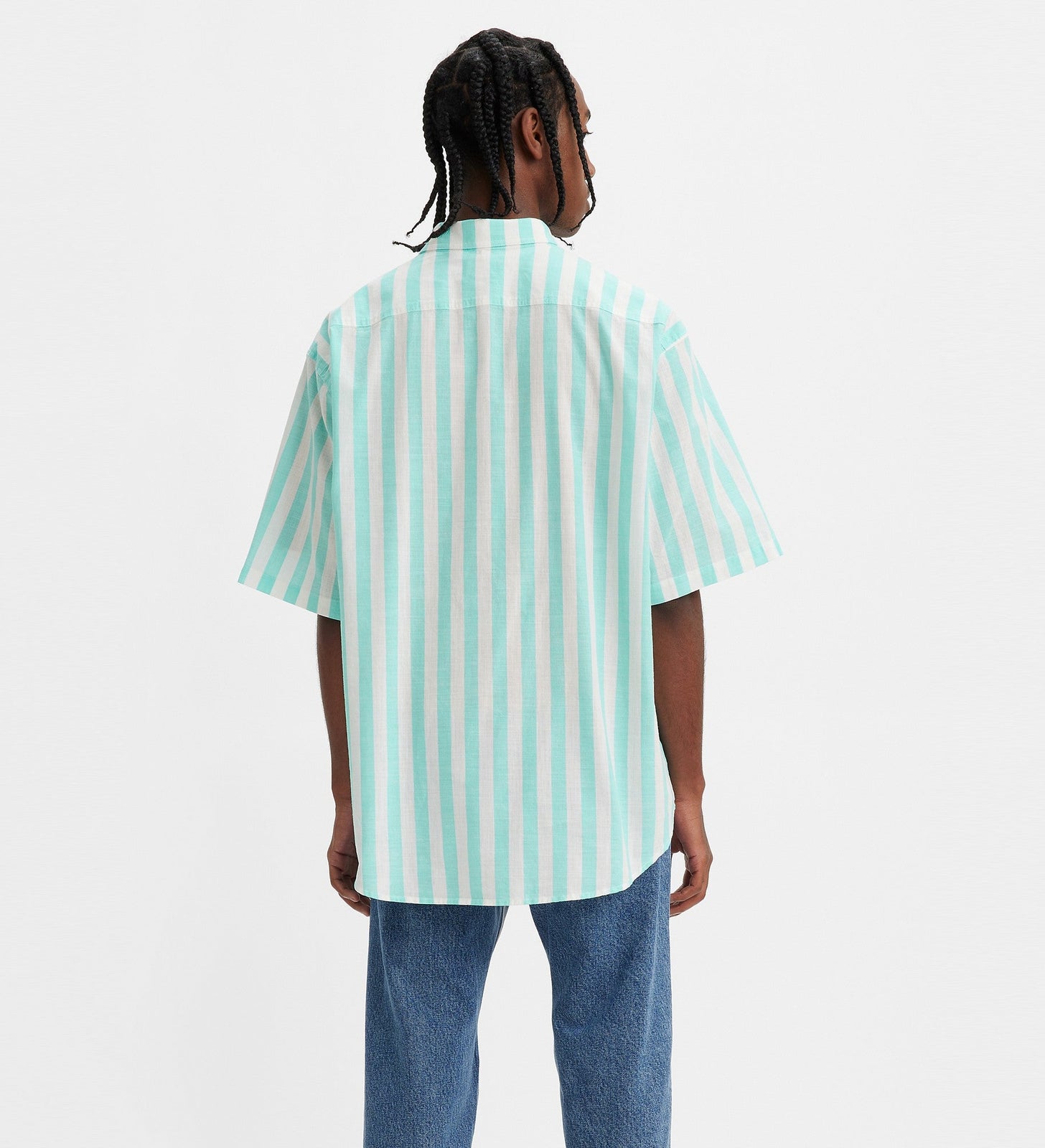 levi's® skate men's woven shirt A43290000XS- Blue White – Levi's Hong Kong