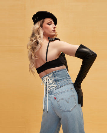 levi's® unisex pride denim corset A26530000XS- Out and Loud Corset  – Levi's Hong Kong