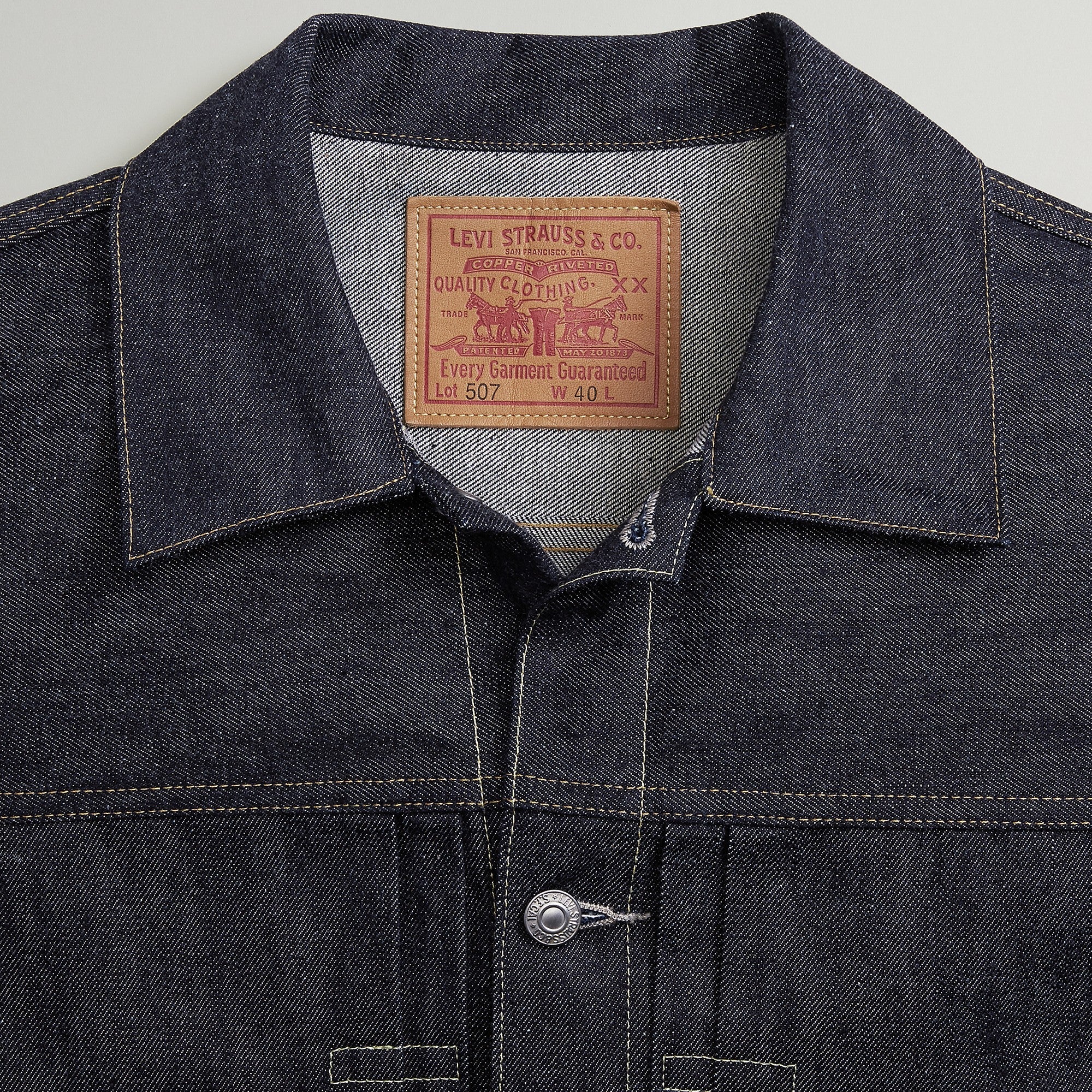 Levi s Vintage Clothing Men s 1953 Type II Jacket Indigo Rigid Levi s HK Levi s Hong Kong