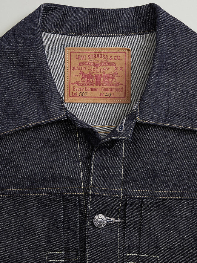 lvc 1953 男士 type ii 牛仔外套(lvc 原創復刻系列) 705070066XL- Indigo Rigid  – Levi's 香港