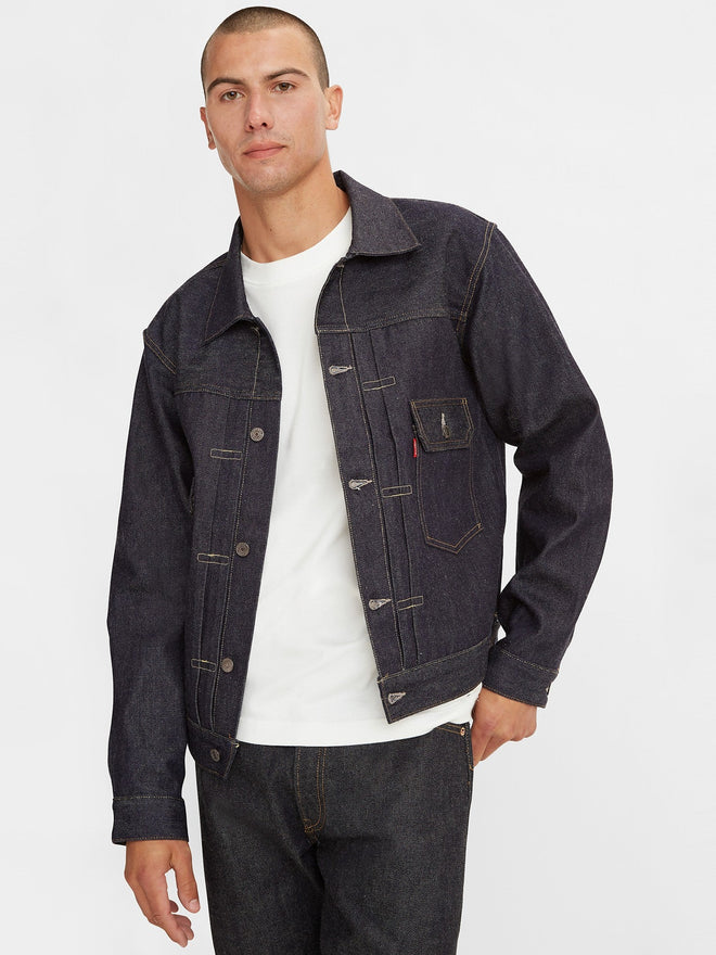 lvc 1953 男士 type ii 牛仔外套(lvc 原創復刻系列) 705070066XL- Indigo Rigid  – Levi's 香港