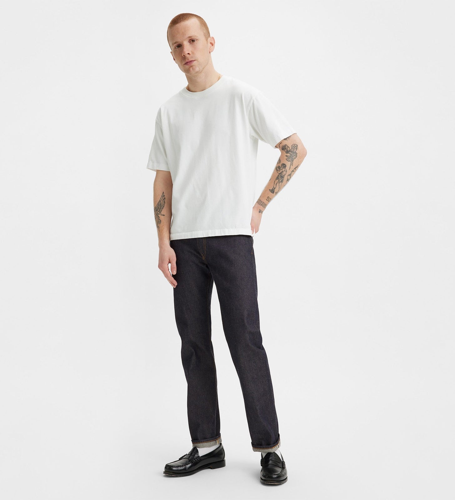 lvc 1954 男士 501® 牛仔褲 (lvc 原創復刻系列) 5015401103132 Indigo Rigid – Levi's 香港