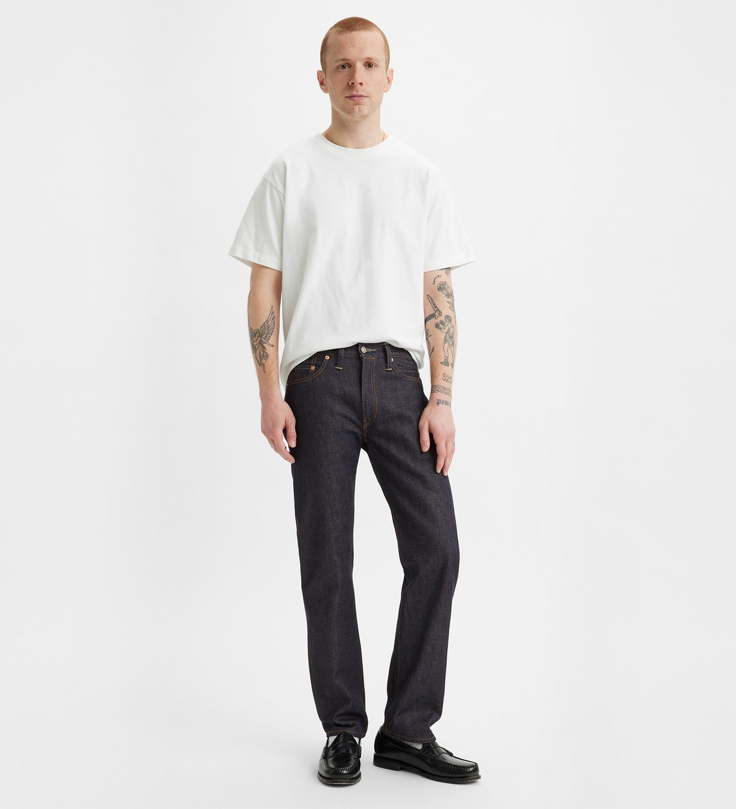 lvc 1954 男士 501® 牛仔褲 (lvc 原創復刻系列) 5015401103132 Indigo Rigid – Levi's 香港