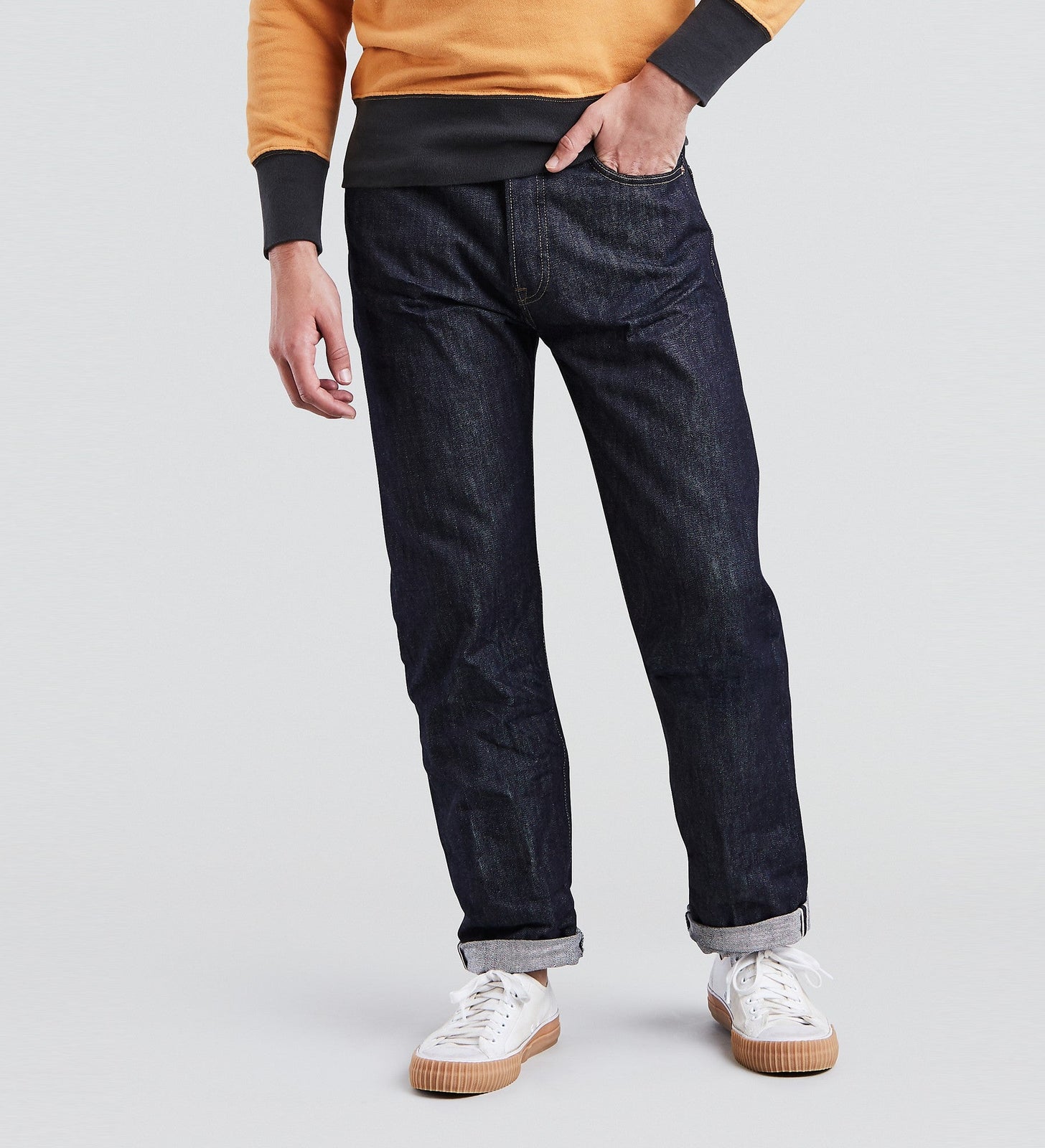 lvc 1966 男士 501® 牛仔褲 (lvc 原創復刻系列) 6650101462932 Indigo Rigid – Levi's 香港