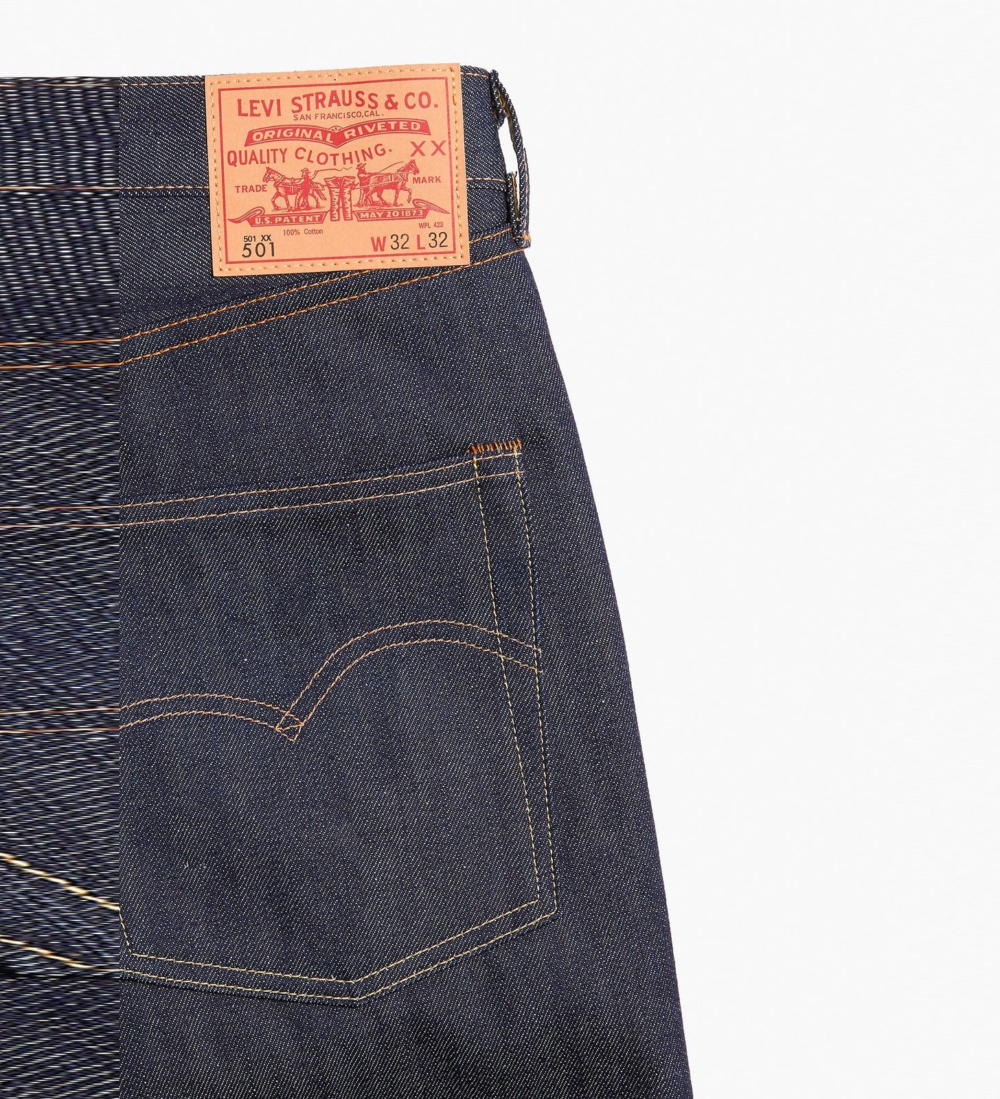 lvc 1966 男士 501® 牛仔褲 (lvc 原創復刻系列) 6650101462932 Indigo Rigid – Levi's 香港