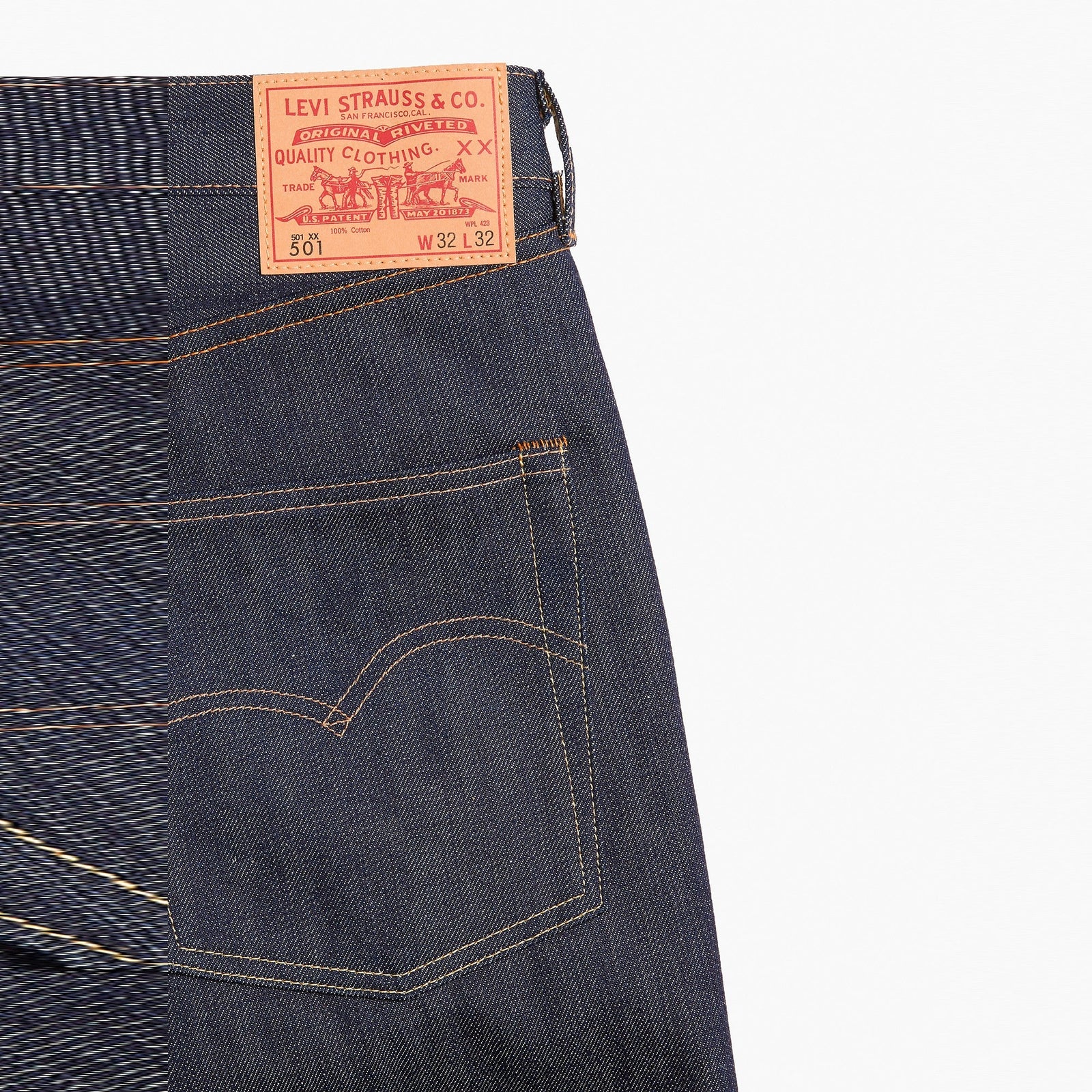 levi's® vintage clothing men's 1966 501® jeans 6650101462932 Indigo Rigid – Levi's Hong Kong